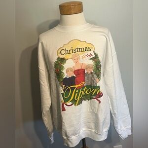 Christmas At The Tipton Sweatshirt, sweet life of Zack and Cody Size Large